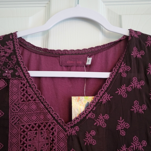 NWT Johnny Was Embroidered Tunic Dress - Picture 7 of 11